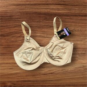 Bali Powershape Back Smoothing Minimizer Bra 34DD Nude NWT